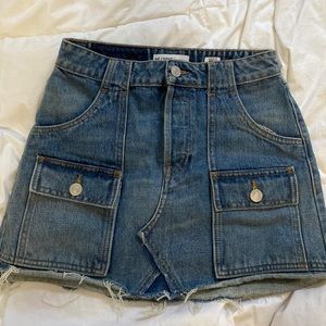 Redone denim skirt 26